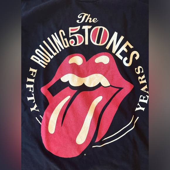 The Rolling Stones 50 Years Concert Tee L 2012 - Picture 3 of 4